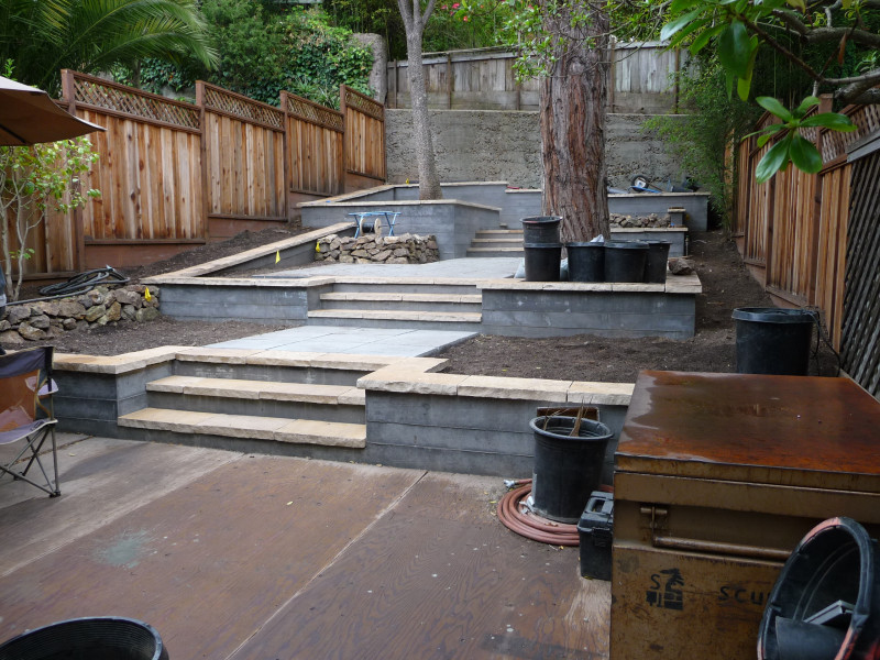 terraces in place