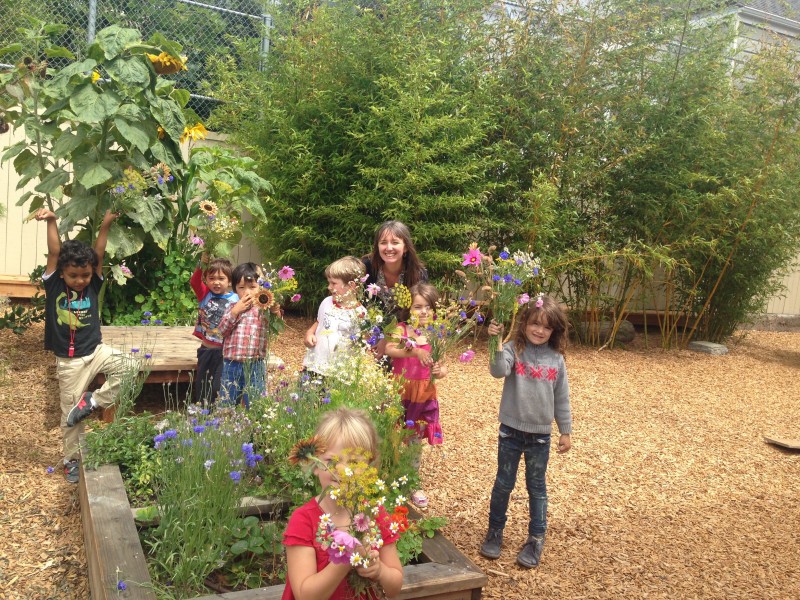 kids & flowers