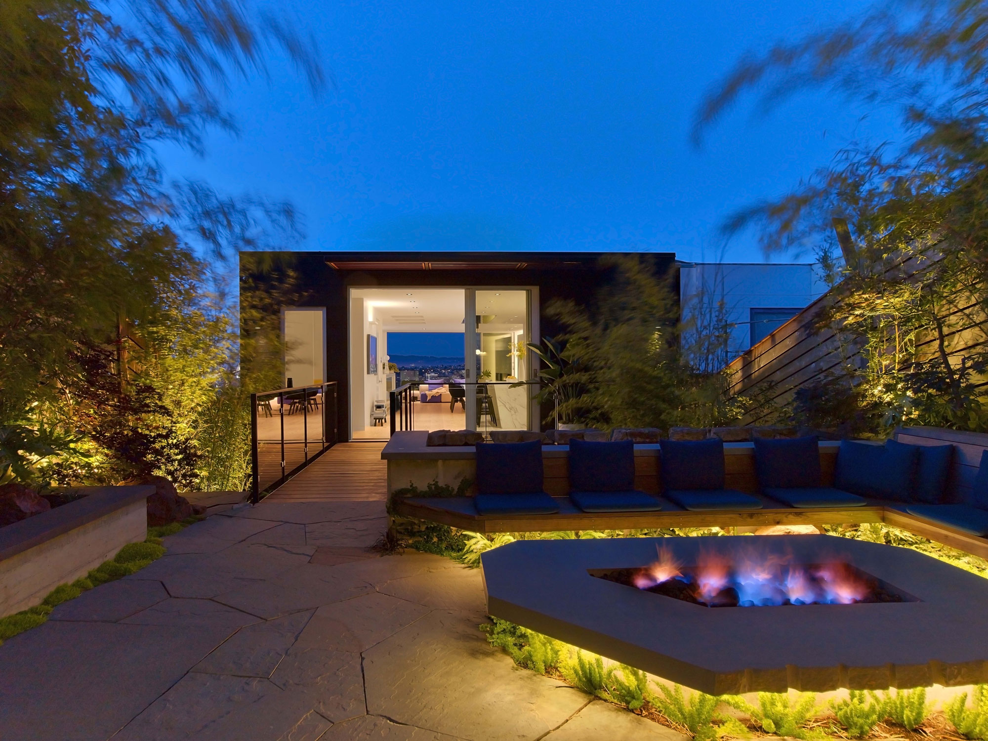Firepit at Night